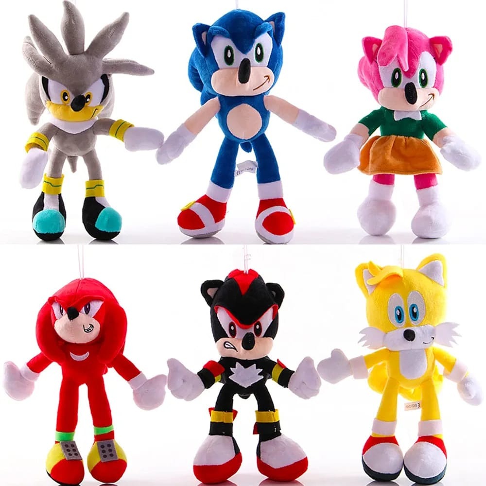 imgi_64_4ccc5c2487b6d8eb57b39d72a0930823 Sonic The Hedgehog Plush Toy 45cm Large Size – Soft Stuffed Cartoon Character Doll | Sonic, Tails, Knuckles, Shadow, Amy Rose, Silver | Kids Gift Toy - Image 1