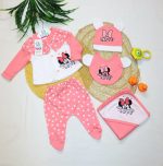 Baby Gift Set Suit 06 Items (swaddle wrap, romper, Shirt, Pajama, Cap, Bib) Baby Gift pack/ New born Baby Set