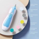 Battery Operated Baby Nail Trimmer with LED Light | Quiet, Safe, and Portable Nail Care Tool with Adjustable Speeds, Ergonomic Design, and Gentle Grinding Heads for Newborns, Toddlers, and Adults - Image 6