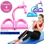 Pull Reducer Resistance Training Bands Tummy Trimmer Bally Fat Burner Body Exerciser Weight Loss Home Gym Home Workout Arm Muscle Builder Double Pull Rope Body Trimmer Pedal Exerciser Yoga Crossfit Exercise Arm Exercise Tummy Body Building Training Unisex - Image 4