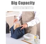 Insulated Lunch Bag - Large Thermal Tote for Hot & Cold Food Storage | Reusable Picnic Bag with Adjustable Shoulder Strap for Men & Women - Perfect for Office & Outdoor Adventures - Image 4