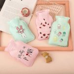 Mini Hot Water Bottle Bag for Toddlers Shoulder Hand Warmer Heat Pack Warm Belly Instant Hot Pack Winter Water Heating Pad