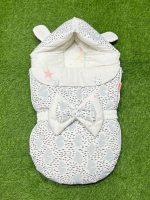 Double Bow- Comfort Brand Baby Sleeping Bag Gor Newborns / Baby Carry Nest in Cotton - Image 3