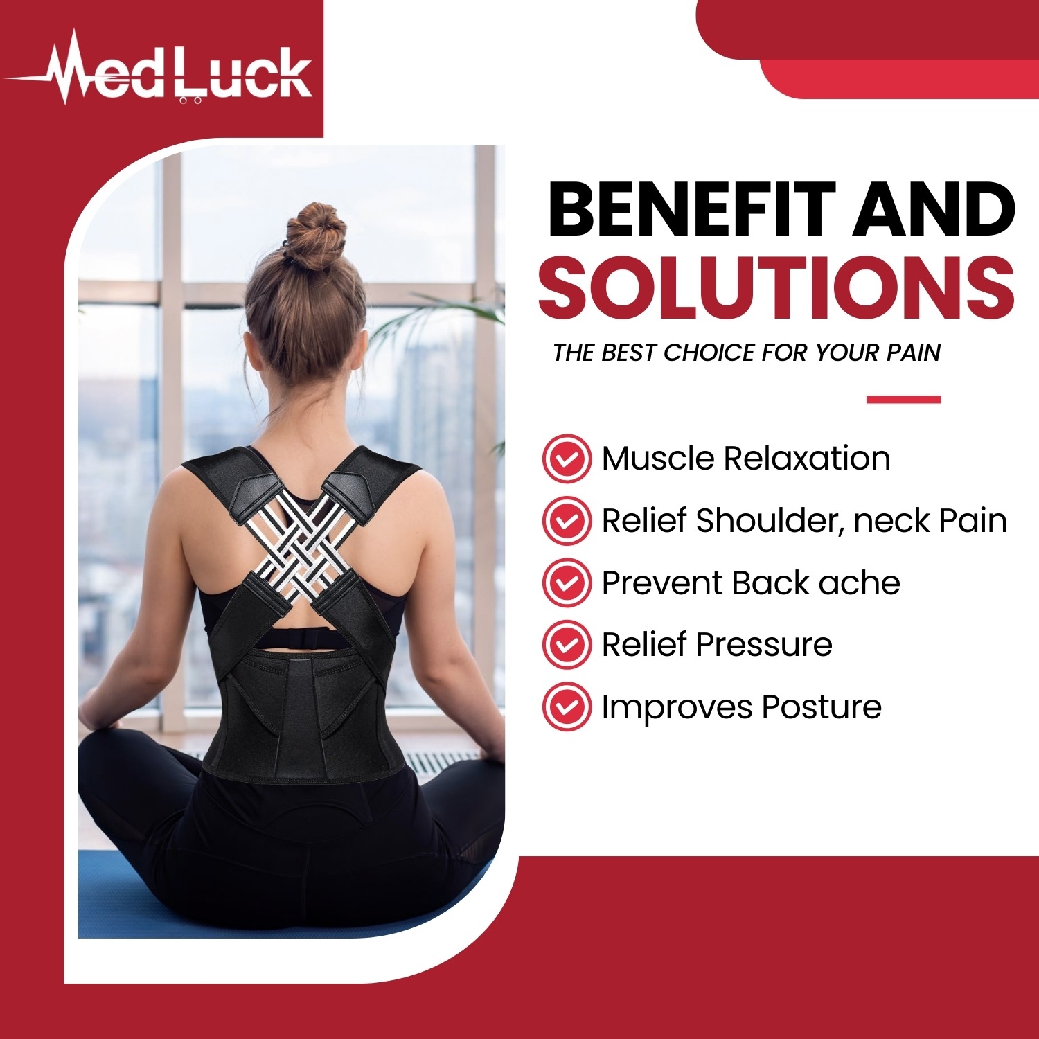 imgi_64_e83190dcac161e3066c1ac6dadbf2ab4 X-Shape Adjustable Back Posture Corrector for Men Women | Shoulder & Back Support Belt | Spine & Posture Correcting Brace | Slouching Relieve Pain Posture Corrector - Image 1