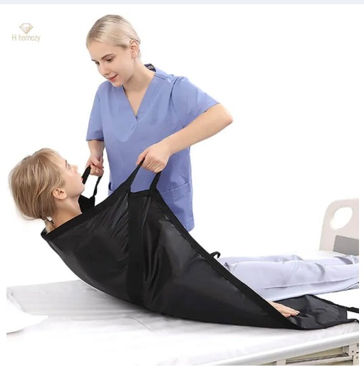 imgi_64_e8461ba452ab228d2e552f315f1798ea Positioning Bed Cushion with Reinforced Handles Transfer Sheet for Lifting / Bed Positioning Mat with Reinforced Handles, Lifting and Turning Patient Sheet Transfer Blanket Suitable for Caregivers (KE) - Image 1