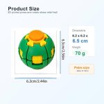 Fidget Cube Alternative 3D Gear Press to Spin Fidget Ball | Anti Stress Sensory Toy | Kids & Adults Hand Spinner Ball | ADHD Anxiety Relief - Image 6