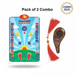 3 in 1 Islamic Kids Learning Bundle – Interactive Educational Salah Prayer Mat + Prayer Learning Tablet + Digital Tasbih Counter with Qibla Compass | Educational Muslim Gift Set for Kids - Image 5