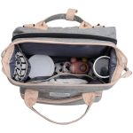 Tawakkal Mart Little Moon Baby Diaper Bag Bed Backpack For Mom Maternity Bag For Stroller Nappy Bag Large Capacity Nursing Bag for Baby Care Upgrade Hooks - Image 6