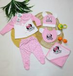 Baby Gift Set Suit 06 Items (swaddle wrap, romper, Shirt, Pajama, Cap, Bib) Baby Gift pack/ New born Baby Set - Image 5