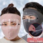 High quality winter face mask full face cover mask with eyes shield for bike riders motorcycle winter warm face mask easy breathable dustproof face mask with shield full face mask cycling ski breathable mask