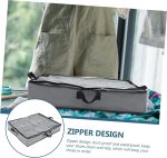 12 Shoes Under Bed Storage Rack Shoe Organizer Box Bags with Clear Plastic Zip Cover,Hanging Bag-Beige,fit 12 pairs of shoes/slippers in living room,Holder Box Container Wardrobe shoe Organizer-Amazing 12 Pockets Bag-High Quality - Image 6