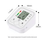 Blood Pressure Monitor Digital Upper Arm Blood Pressure Machine Digital Automatic BP Machine with Large LCD Display Heart Rate & Pulse Detection - Portable Home Healthcare Device Design By BazaarHub.Pk. - Image 4