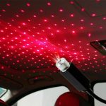 Universal LED Car Roof Star Night Lights Mini LED Starry Sky Night Projector Light Interior Ambient Atmosphere Galaxy Lamp Decoration Light USB Plug Galaxy Lamp USB Decorative Lamp, Galaxy Star Projection Portable Auto Roof Lights for Car Interior Ceiling - Image 2