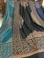 Winter Hand Made Kashmiri Shawl / Stoler With Embroidery Work - Image 4