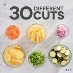 Mandoline Spring Slicer Vegetable and Fruits Cutter Meal Prep & More then 40 Thickness Adjuster 5 in 1 - Pump Brava Slicer and Dicer - Multifunctional High Quality ABS Vegetable & Fruit Slicer - Precision Slicing Made Effortless By Tawakkal Mart. - Image 3