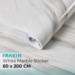 60x200cm Wall Paper Waterproof Heat Resistant Self Adhesive Anti Oil Kitchen Wallpaper Marble Sheet for Kitchen - Image 3