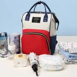 Tawakkal Mart Diaper Bag Simple, Stylish, Lightweight, Double Shoulder Mommy Bag Multi functional, Large Capacity Outgoing Mother and Baby Bag - Image 4