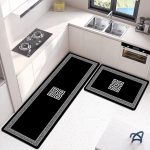 2pcs Kitchen Runner Mat Non Slip Super absorbent Bedroom Long Bedside Area Rug Soft Washable Carpet Bathroom Entrance Doormat