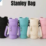 Stanley Tumbler Pouch Sleeve | Multi Color Water Bottle Holder Bag | Portable Travel Sports Cup Pouch with Zipper Pocket for Men & Women" - Image 2