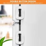 New Style Fridge Locks for Kids and Toddlers, No Tools Need or Dril, Child Proof Refrigerator Lock, Sealing Strip, Automatically Lock While Closing The Door - Image 3