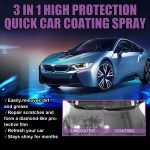 Rayhong 3 in 1 High Protection Quick Car Coating Spray cleaning repair polishing Spray Coat Ceramic Coating - Image 4