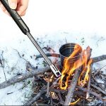 Electric Arc Lighter Rechargeable Lighters Long Neck LED Battery Indicator Windproof 360 degree free rotation Specialty Kitchen Tools