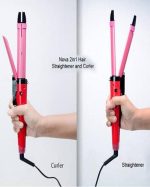 Nova 2 in 1 Hair Curler & Straightener 2009 - pink - Image 5