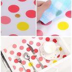 Rolls Printing Antibacterial Cabinet Plastic Foam Household Wardrobe Moisture Drawer Pad Waterproof Non-Slip Paper Kitchen Cupboard Liners Fomic Roll Mat (Multicolor) - Image 4
