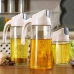 Oil Dispenser glass Bottle Auto Open Oil Bottle - Image 5