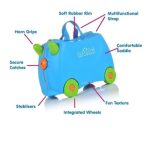 Kids Travel Trunki Suitcase Evergreen Fun Case Baby Bag School Bag Trunk Case Bag Luggage with Wheels Toy Storage All In One - Image 5