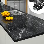 60x200cm Wall Paper Waterproof Heat Resistant Self Adhesive Anti Oil Kitchen Wallpaper Marble Sheet for Kitchen - Image 4