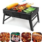 High quality stainess steel bbq grill - portable folding barbque grill - handheld grill - outdoor party - charcoal bbq grill oven - outdoor cooking & grilling - coal cooking - imported bbq grill - Image 2