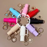 Cute Mini Tumbler Keychain Flowers Pendant Accessories For Cute Cup Key Charms For Women Girls Purse Handbag Backpack Cherry Super Store - Image 3
