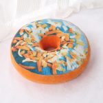 Imported Quality 3D Cute Donuts Pillow Chocolate Donuts Plush Macaron Food Cushion Nice Bottom Cushion Nap Pillow Doughnut Back Cushion Pillow Saddle Car Set Plush Toys Kids Gift Home Textiles Decorations - Image 2