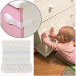 New Arrival 2pcs White Cabinet Door Drawers Refrigerator Toilet Safety Plastic Lock For Child Kid baby safety Just Buy - Image 5
