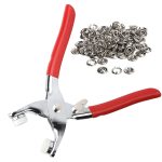 Metal Body Snap Button Kit With Hand Pressure Pliers 50pcs Snaps , Metal Snaps For Sewing, Sewing Snaps For DIY Crafts Clothes Hats. - Image 2