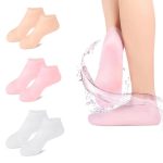 1 Pair Silicone Moisturizing Gel Heel Socks Exfoliating And Preventing Dryness Foot Skin Rejuvenation Foot Care Elastic Sock Eatop - Image 2