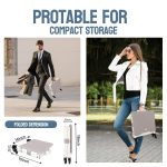 kd/Collapsible Rolling Crate with Spinning Open Lid, Large Utility Cart with Noiseless Brake Wheels & Telescoping Handle, Trolley/Honshine Collapsible Rolling Crate with Spinning Open Lid, Large Utility Cart with Noiseless Brake Wheels & Telescoping Handl - Image 5