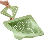 Magnetic Corner Sink Strainer Kitchen Drain Basket Waste Filter Holder Space Saver - Image 2