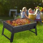 High quality stainess steel bbq grill - portable folding barbque grill - handheld grill - outdoor party - charcoal bbq grill oven - outdoor cooking & grilling - coal cooking - imported bbq grill - Image 3