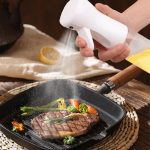 300 ML Oil Spray Pot Kitchen Household Edible Olive Oil Spray Bottle Atomized Misty Oil Tank Air Fryer Spray Bottle Kitchen Supples 1Pcs