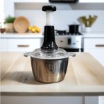 Chopper – 2L Heavy-Duty Stainless Steel Manual Food Cutter | Easy Meat & Veg Prep - Image 7