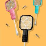 Mini Mosquito Killer Lamp 2 in 1 Multicunctional Angle Portable Bug Zapper Electric USB Rechargeable Mosquito Fly Bat Swatter