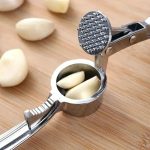 Stainless Steel Garlic Press Crusher Kitchen Cooking Vs Ginger Squeezer Masher Handheld Ginger Mincer Tools