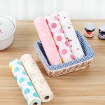 Rolls Printing Antibacterial Cabinet Plastic Foam Household Wardrobe Moisture Drawer Pad Waterproof Non-Slip Paper Kitchen Cupboard Liners Fomic Roll Mat (Multicolor)