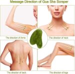 (Original Stone) Jade Roller and Gua Sha Set, Beyond Jade Face Roller - Face Massager, Facial Roller for Skin, Eyes, Neck - Noiseless Design - Jade Roller & Guasha Reduce Puffiness and Improve Wrinkles - Guasha Stone Self Care Gift for Man Women - Image 6