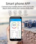Upto 180kg Bluetooth Weight Machine With App - Smart Digital Body Weight Scale With Bluetooth Weighing Scale App & LED Digital Display - Accurate Body Fat & BMI Measurement Through App - Weighing Machine & Weighing Scale For Household Use - Image 2