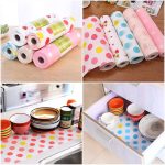Rolls Printing Antibacterial Cabinet Plastic Foam Household Wardrobe Moisture Drawer Pad Waterproof Non-Slip Paper Kitchen Cupboard Liners Fomic Roll Mat (Multicolor) - Image 5