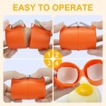 Egg Shell Opener, 2025 New Egg Cracker Tool for Raw Eggs, Hard Boiled Egg PeelerSeparator,EggShell Remover Kitchen Gadgets 3PCS - Image 4