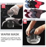 High quality winter face mask full face cover mask with eyes shield for bike riders motorcycle winter warm face mask easy breathable dustproof face mask with shield full face mask cycling ski breathable mask - Image 5